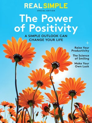 cover image of Real Simple the Power of Positivity